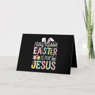 Dummer Hase Ostern ist für Jesus Süßer Hase Dankeskarte