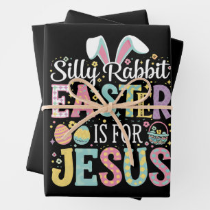 Dummer Hase Ostern ist für Jesus Süßer Hase Geschenkpapier Set
