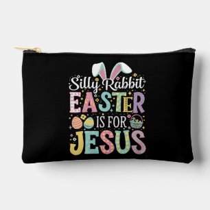 Dummer Hase Ostern ist für Jesus Süßer Hase Zubehörtasche