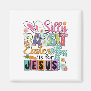 Dummer Hase Ostern Süße Häschen Christlicher Glaub Magnet