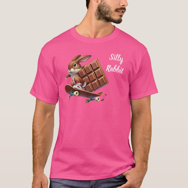 Dummer Hase  T-Shirt (Vorderseite)