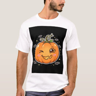 Dummer Jack O Lantern Kürbiskopf T-Shirt