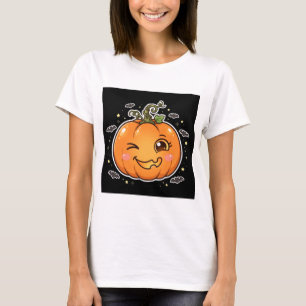 Dummer Jack O Lantern Kürbiskopf T-Shirt