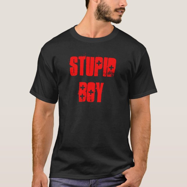 Dummer Junge T-Shirt (Vorderseite)