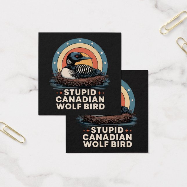 Dummer kanadischer Wolfsvogel  (Büro)