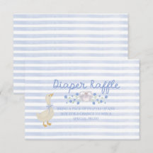 Dummer kleiner Gänse-Baby-Party-Windel-Raffle