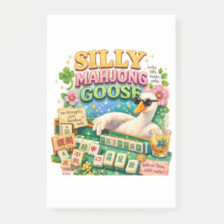 Dummer Mahjong-Gans Süßer Vogel Post-it Klebezettel
