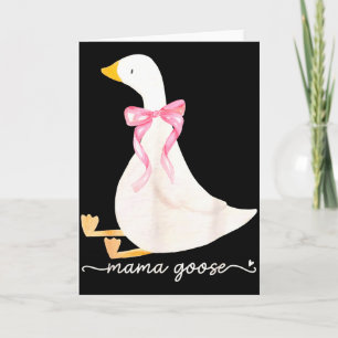Dummer Mama-Gans Daddy-Gans passende Gans-Familie Karte