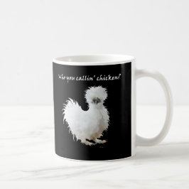 Dummer Silkie-Hahn Kaffeetasse