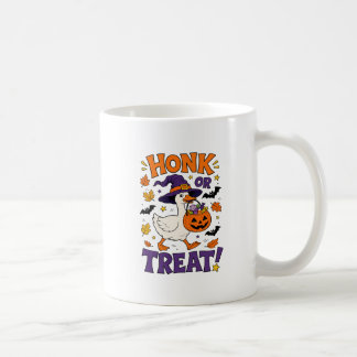 Dummer spooky Gans-Hexen-Halloween-Kürbis Kaffeetasse
