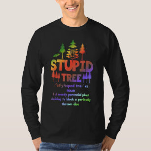 Dummes Baum Definition Disc Golf 3 T-Shirt