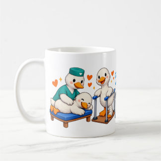 Dummes Gans Physiotherapie , Physiotherapeut Kaffeetasse