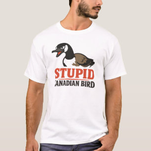 Dummes Kanadischer Wolf Vogel Shirt – Lustiges Tie