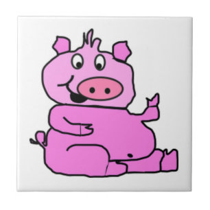 DÜMMES SCHWEINCHEN FLIESE