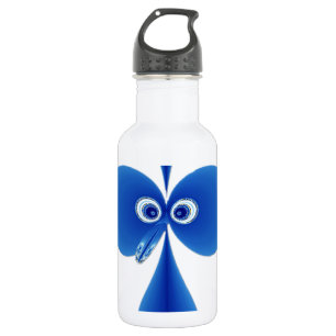 Dummkopf-Vogel-Blau Edelstahlflasche