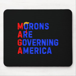 Dummköpfe regieren Amerika Lustiger Trump 2024 _4 Mousepad