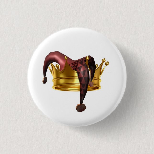 Dummköpfe u. Könige Logo Button (Vorderseite)