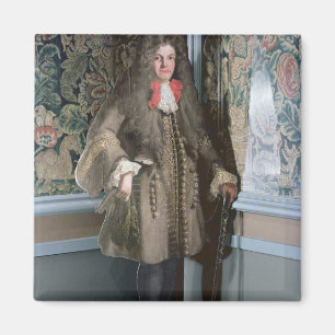 Dummy Board Figur eines Mannes, c.1690 Magnet