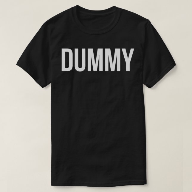 Dummy T-Shirt (Design vorne)