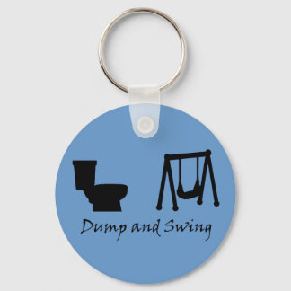 Dump and Swing - Ultimate Frisbee (dark) Keychain Schlüsselanhänger