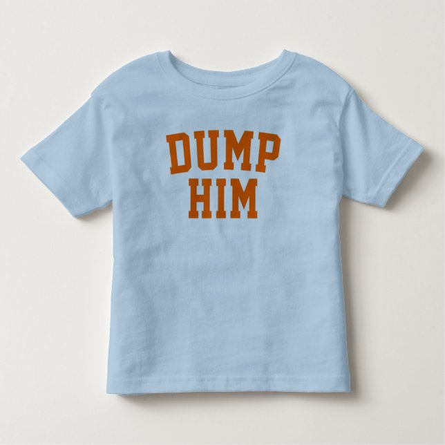 Dump Him Britney Spears Slogan Kleinkind T-shirt (Vorderseite)