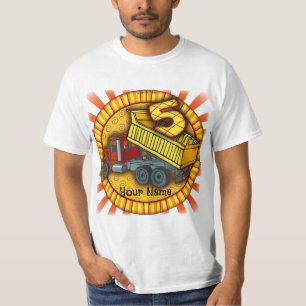 Dump Truck 5. Geburtstag T - Shirt