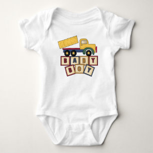Dump Truck Baby Boy Säuglings Strampler