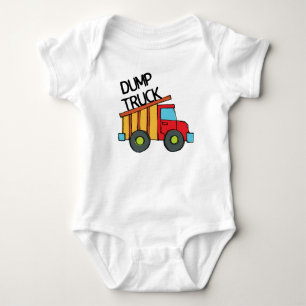 Dump Truck Baby Strampler