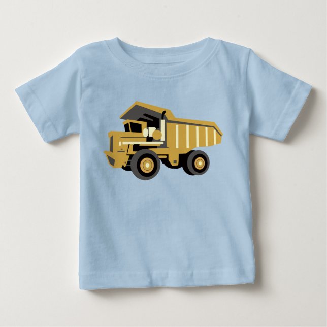 Dump Truck Baby T-shirt (Vorderseite)