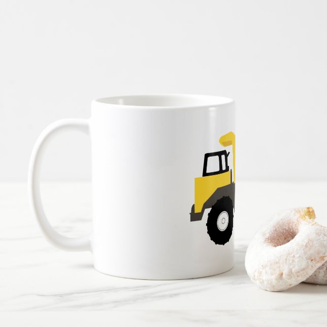 Dump Truck Construction Trucks Kaffeetasse (Mit Donut)