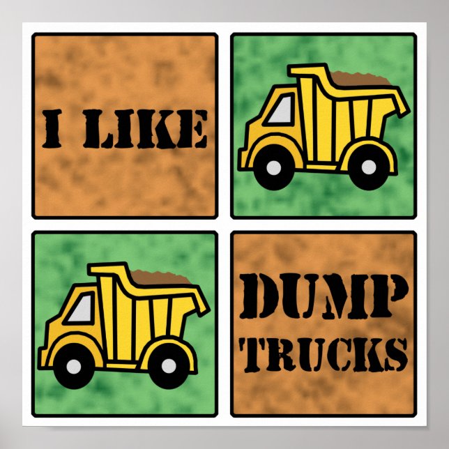 Dump Truck Poster (Vorne)