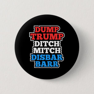 Dump Trump Ditch Mitch Disr Cool Resist Protest Button