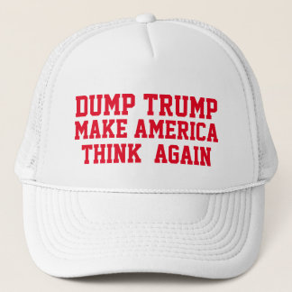 DUMP TRUMP MACHT AMERIKA WIEDER ZUM DENKEN TRUCKERKAPPE