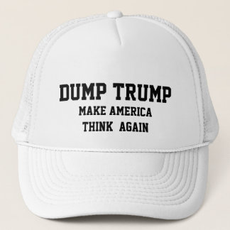 DUMP TRUMP MACHT AMERIKA WIEDER ZUM DENKEN TRUCKERKAPPE