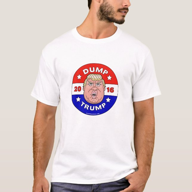 Dump-Trumpf, Antidonald- trumpT - Shirt (Vorderseite)