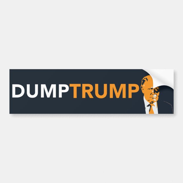 Dump-Trumpf Autoaufkleber (Vorne)