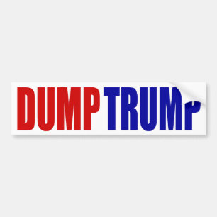 "DUMP-TRUMPF" AUTOAUFKLEBER
