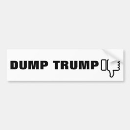 DUMP-TRUMPF AUTOAUFKLEBER