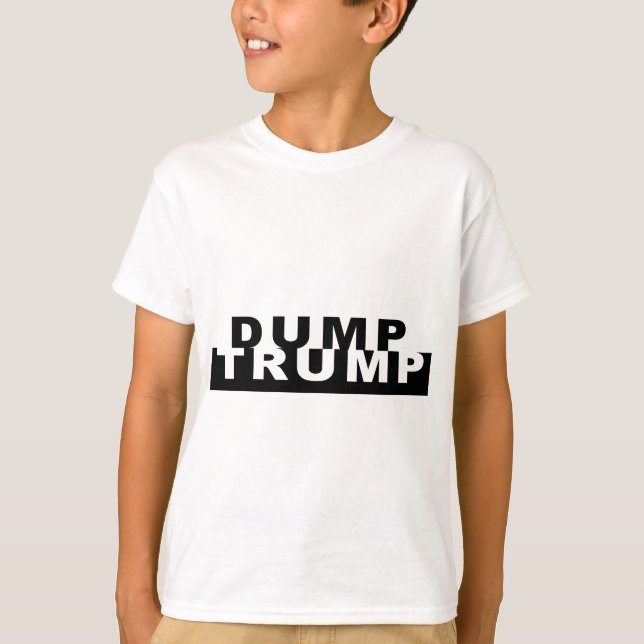 Dump-Trumpf B&W T-Shirt (Vorderseite)