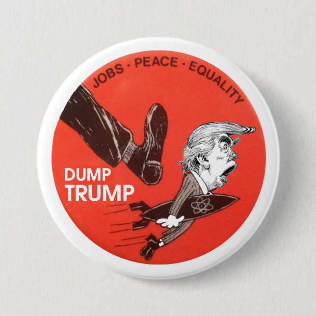 DUMP-TRUMPF BUTTON (Vorderseite)