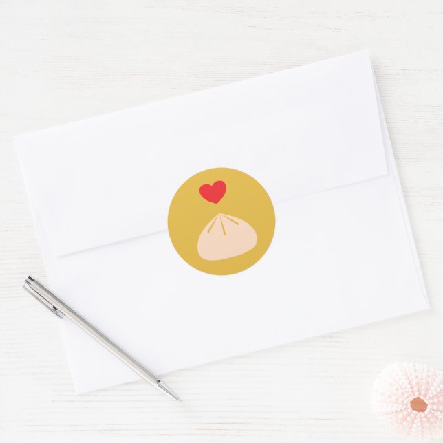 Dumpling Liebe Longan Sticker (Umschlag)