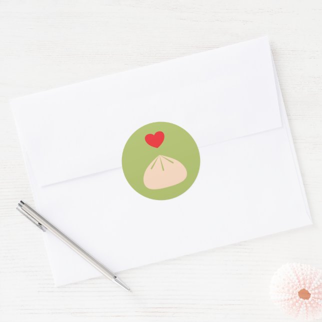 Dumpling Liebe Matcha Sticker (Umschlag)