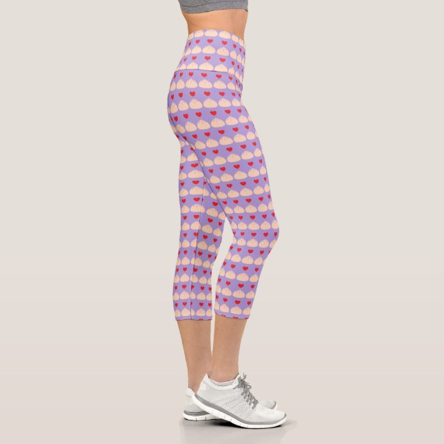 Dumpling Liebe Ube High Waisted Capris (Rechts)