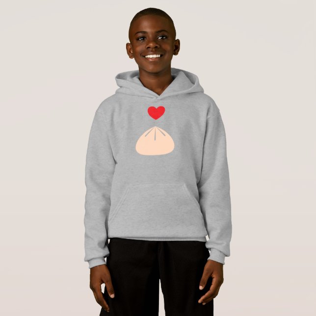 Dumpling Love Kids Unisex Pullover Sweat - shirt à (Devant entier)