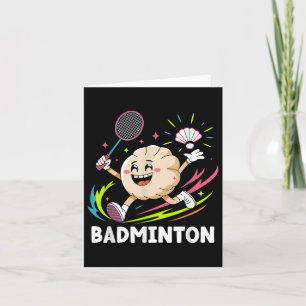 Dumplings Play Badminton Chopstick Wrap Cuisine Sp Karte