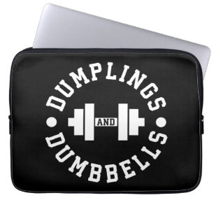 Dumplings und Dumbells - Kuscheln - Funny Novelty Laptopschutzhülle