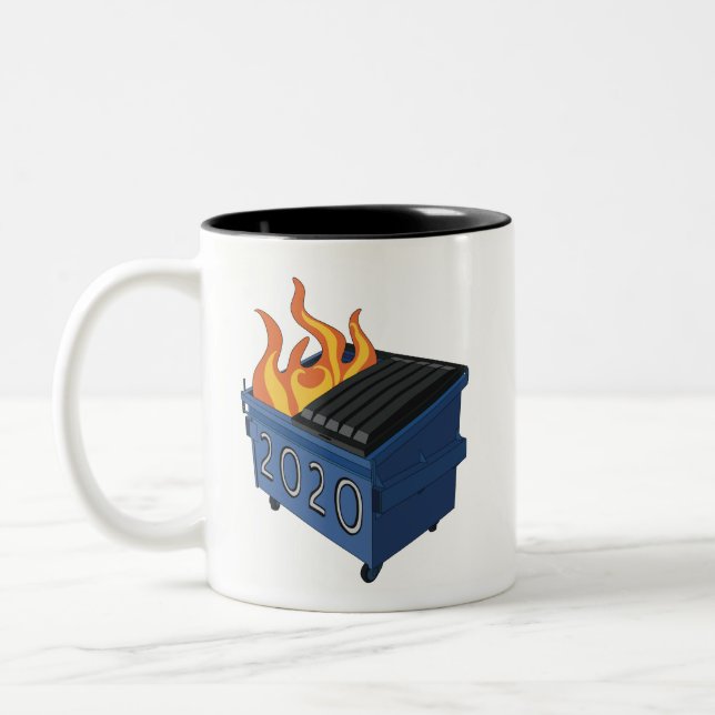 Dumpster-Tasse Zweifarbige Tasse (Links)