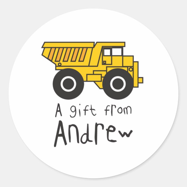 Dumptruck - Andrew Runder Aufkleber (Vorderseite)