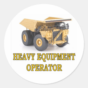 DUMPTRUCK RUNDER AUFKLEBER