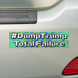 #DumpTrump Totaler Misserfolg Autoaufkleber